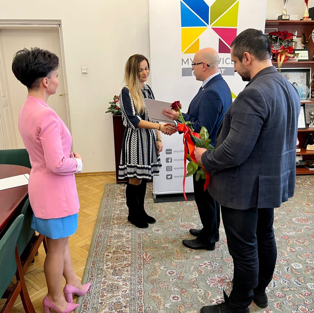 Wręczenie nagród Prezydenta Miasta dla nauczycieli za rok 2021