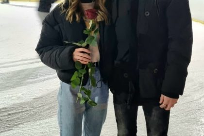 Walentynki na lodzie w Parku Słupna