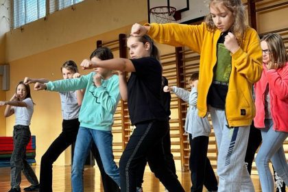 Zajęcia samoobrony w Szkole Podstawowej nr 15