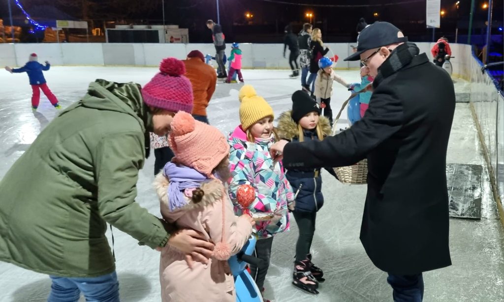 Walentynki na lodzie w Parku Słupna