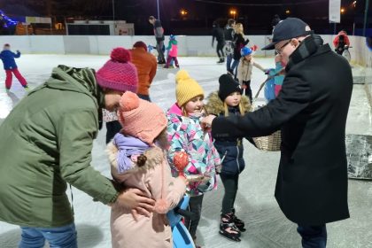 Walentynki na lodzie w Parku Słupna