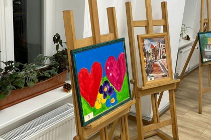 Wernisaż prac podopiecznych Stowarzyszenia Pomocy Niepełnosprawnym „Skarbek” w Mysłowicach