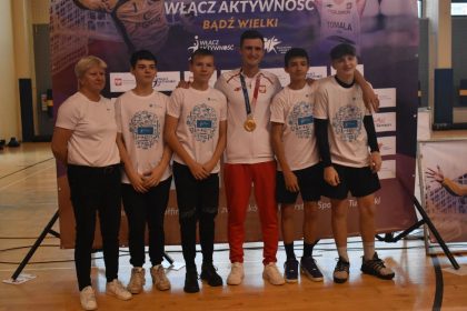 Trening z olimpijczykiem Dawidem Tomalą na hali MOSiR