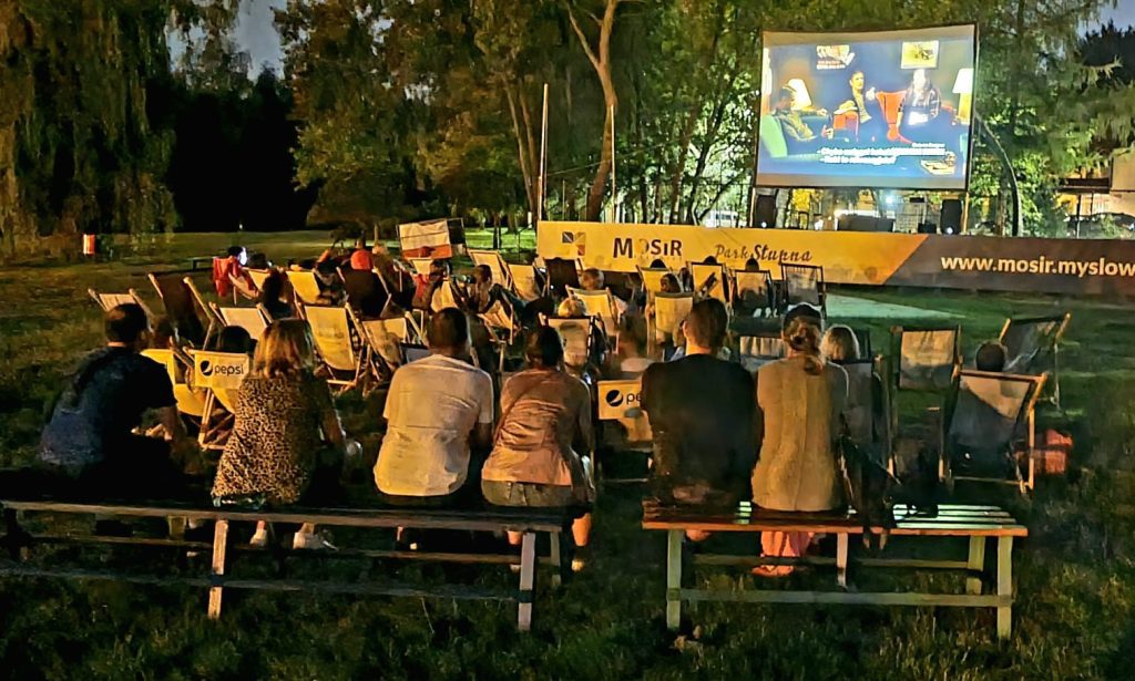Kino letnie w Parku Słupna