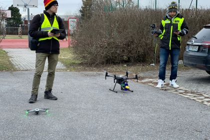 Przelot dronem w ramach akcji „Mysłowice wolne od smogu”
