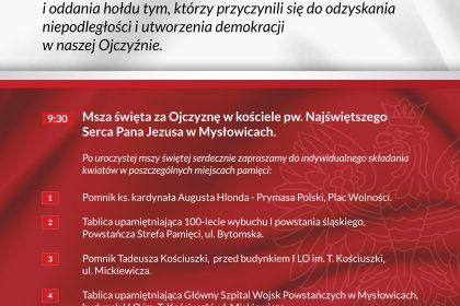 Zaproszenie na obchody Święta uchwalenia Konstytucji 3 Maja