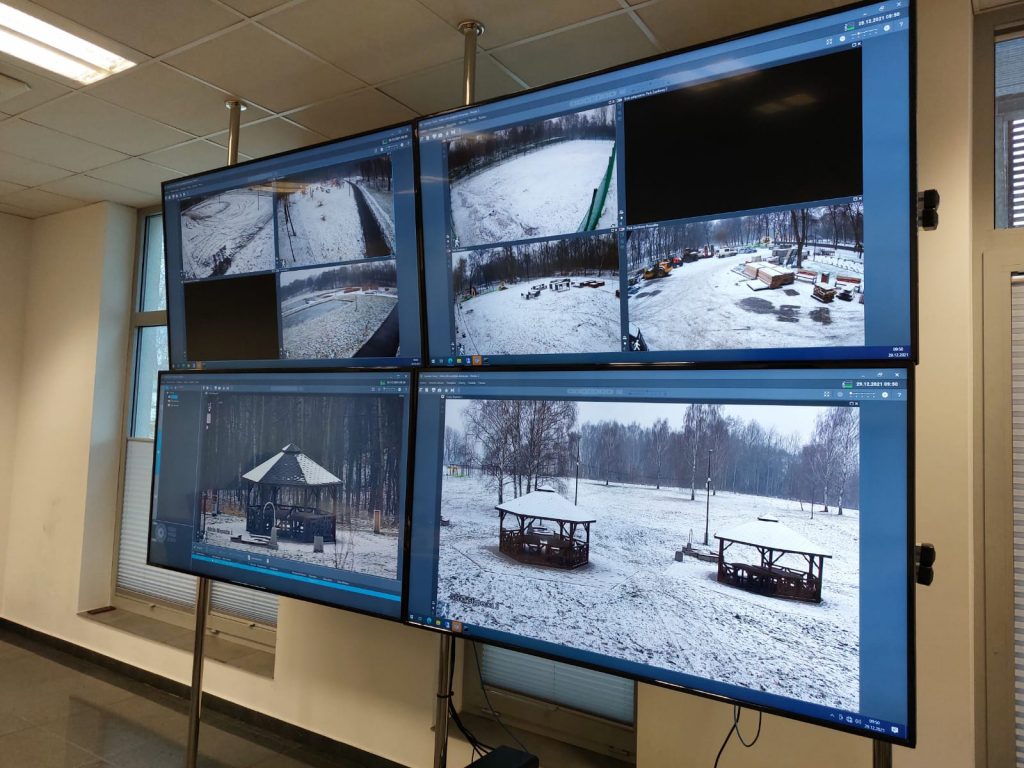 Odbiór prac związanych z realizacją inwestycji pn. „Monitoring miejski – etap I – zaprojektowanie, instalacja i budowa elementów monitoringu wizyjnego miasta Mysłowice na Górce Słupeckiej, Promenadzie i w Parku Zamkowym”.