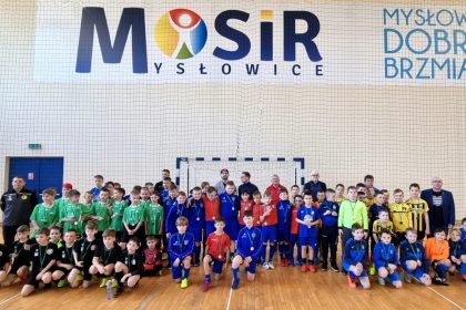 Turniej piłki nożnej halowej w ramach Sportowej Feriady