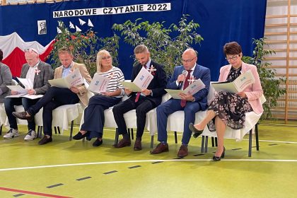 Narodowe Czytanie w Szkole Podstawowej Sportowej im. Olimpijczyków Śląskich w Mysłowicach