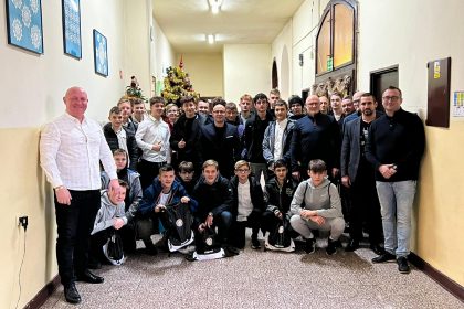 Spotkanie świąteczne z zawodnikami Klubu Sportowego Lechia’06