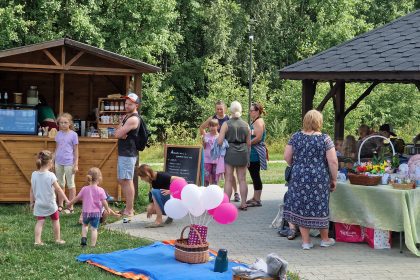 Śniadanie na polanie na Górce Słupeckiej