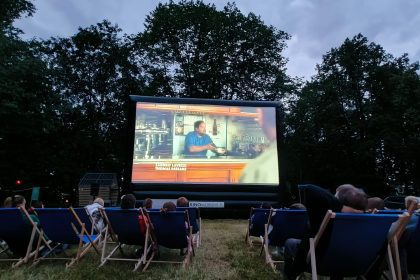 Plenerowe kino na Winklu