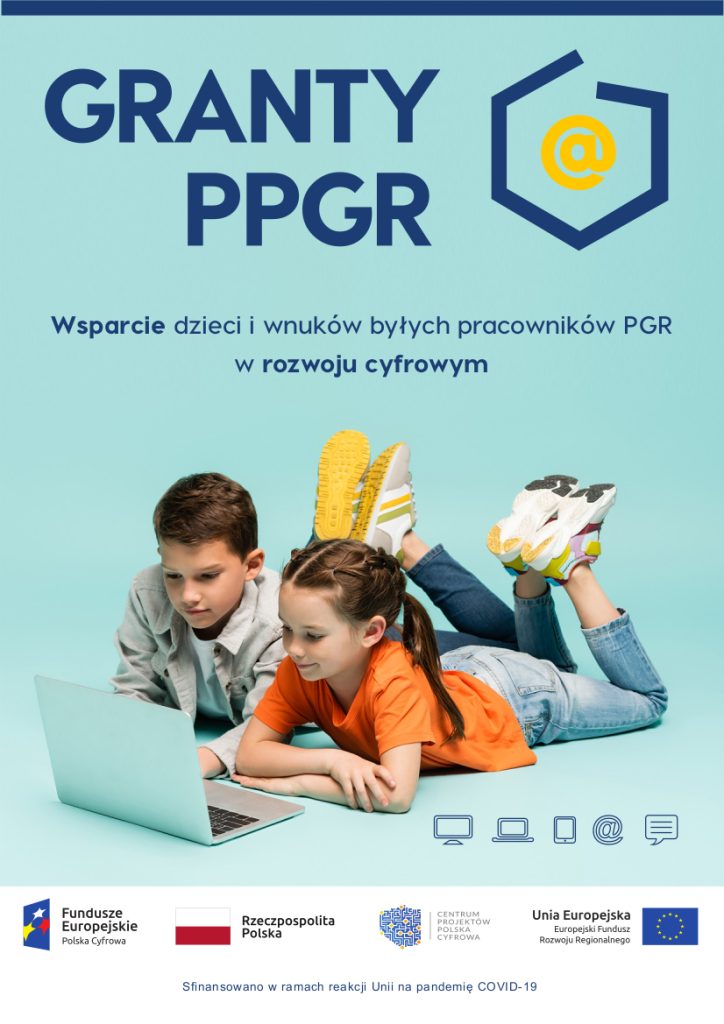 Granty PPGR – wsparcie dzieci i wnuków byłych pracowników PGR w rozwoju cyfrowym