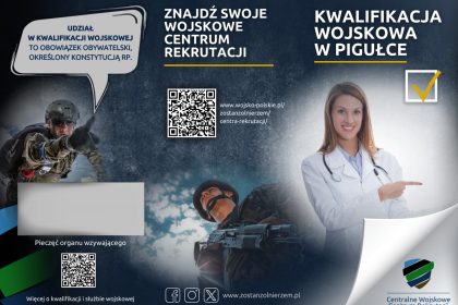 Ulotka dot. Kwalifikacji Wojskowej