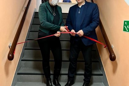 Odbiór schodów do świetlicy szkolnej w Szkole Podstawowej nr 14 w Mysłowicach