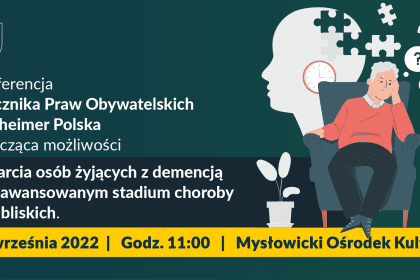 Konferencja Rzecznika Praw Obywatelskich i Alzheimer Polska