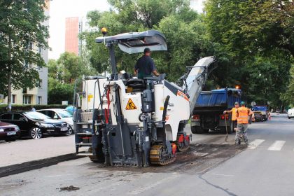 Remonty nawierzchni jezdni ul. Zachęty w Dzielnicy Dziećkowice