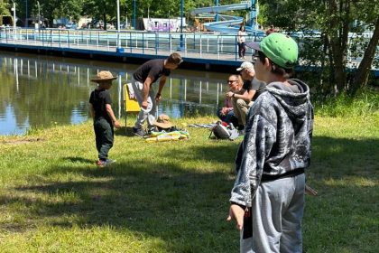 Zawody wędkarskie z okazji Dnia Dziecka w Parku Słupna