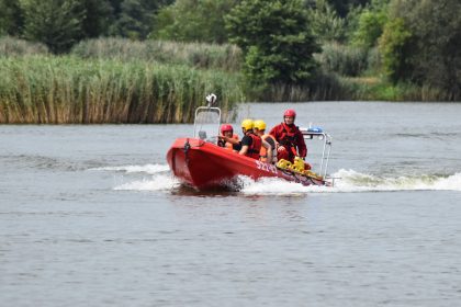 Pokaz ratownictwa wodnego – kąpielisko Hubertus