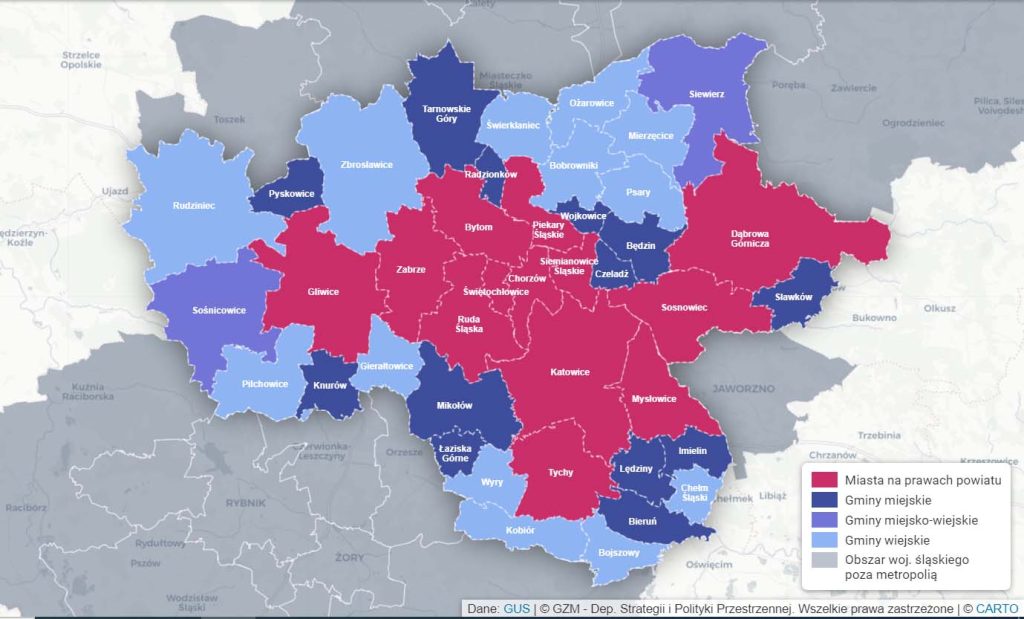 Informacja o konsultacjach projektu „Metropolitalnego Programu Działań Strategicznych” wraz z „Prognozą oddziaływania na środowisko”.