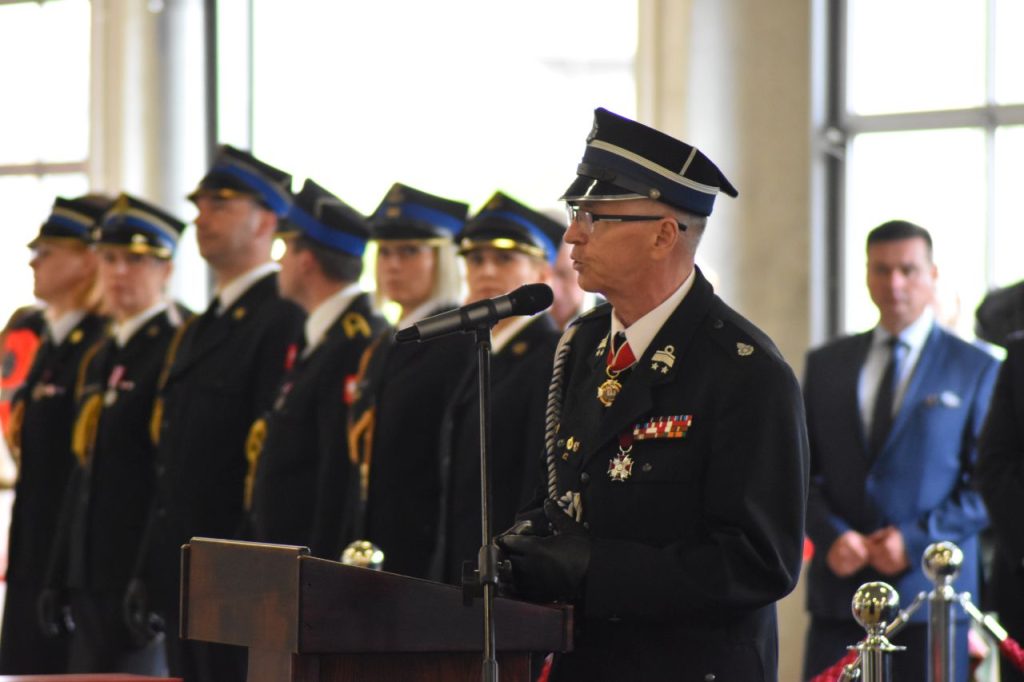 Obchody Dnia Strażaka w Komendzie Miejskiej Państwowej Straży Pożarnej w Mysłowicach