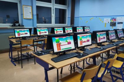 Terminalowa pracownia komputerowa w Szkole Podstawowej nr 17