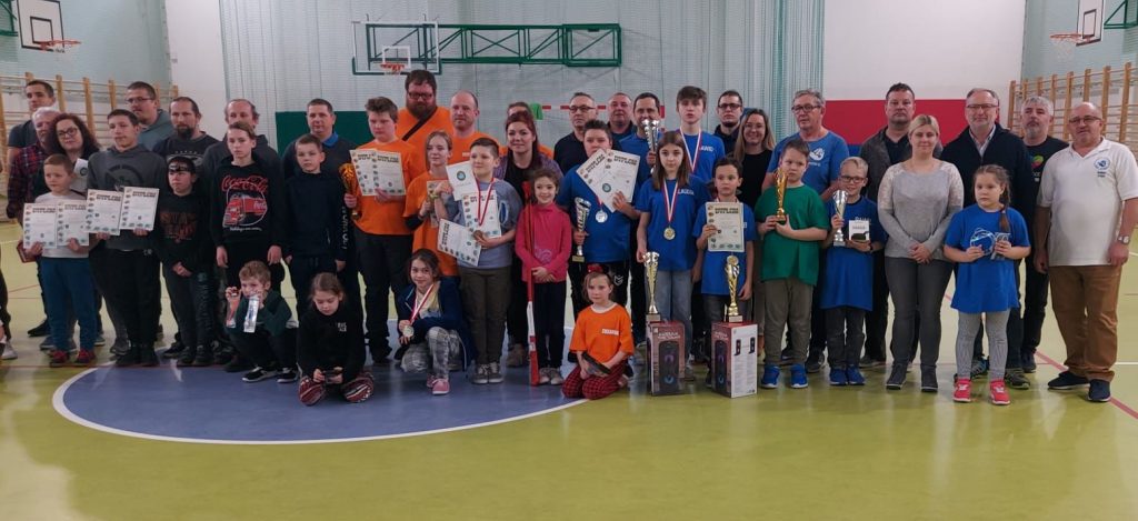 V Grand Prix w halowych zawodach wędkarskich w dyscyplinie rzutowej organizowane w Szkole Sportowej
