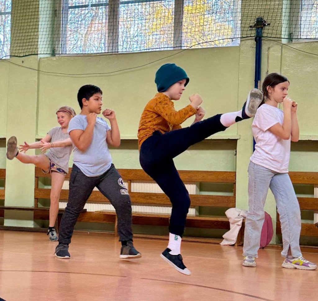 Zajęcia z samoobrony w SP 2