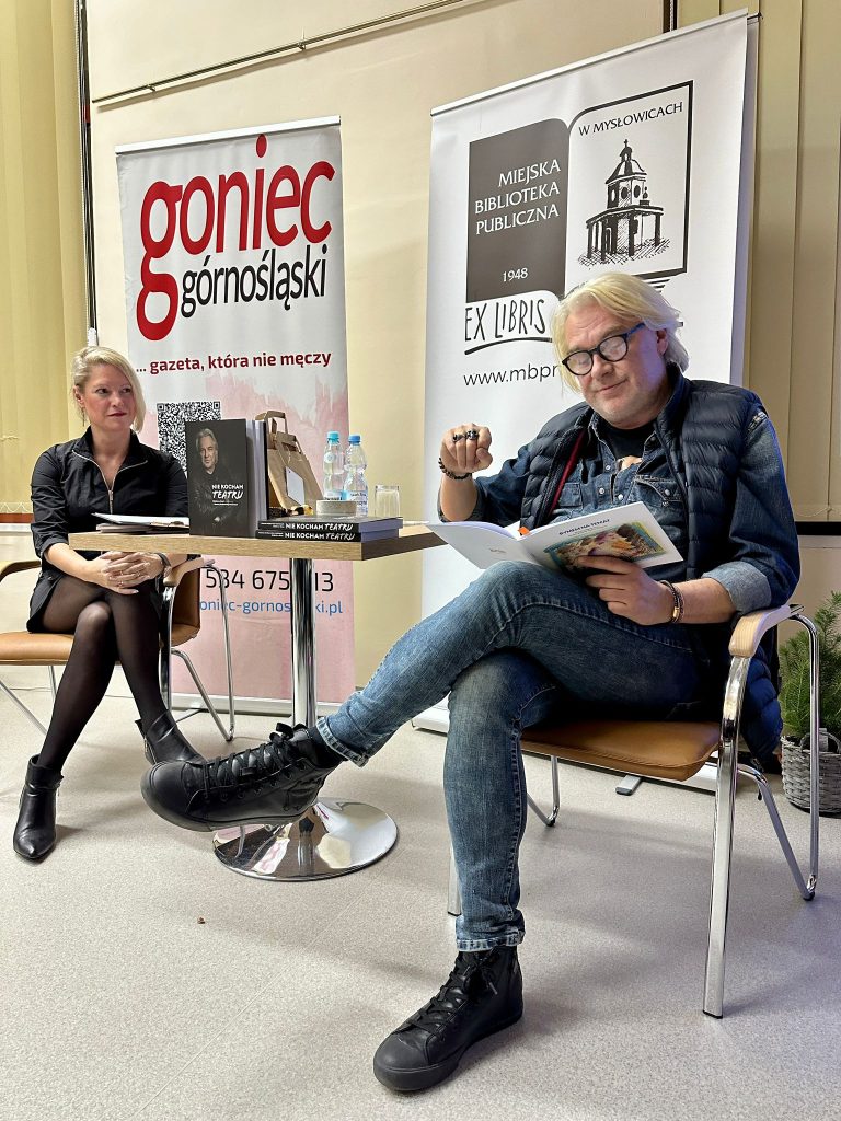 Spotkanie autorskie ze Zbigniewem Stryjem i promocja książki „Nie kocham teatru”
