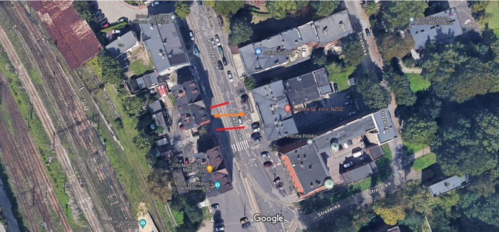 Informacja o możliwym zamknięciu przejazdu przez ul. Powstańców