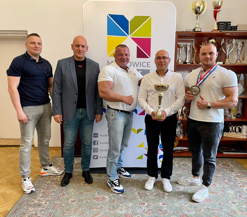 Spotkanie Prezydenta Miasta z Jakubem Dolecińskim – Mistrzem Europy IFBB w Kulturystyce i Fitness
