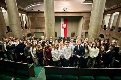 Wizyta uczniów SP15 w Sejmie RP