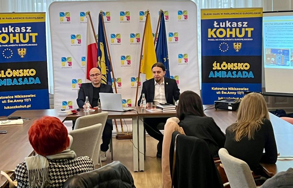 Spotkanie Posła do Parlamentu Europejskiego Łukasza Kohuta z Prezydentem Miasta Mysłowice i mieszkańcami